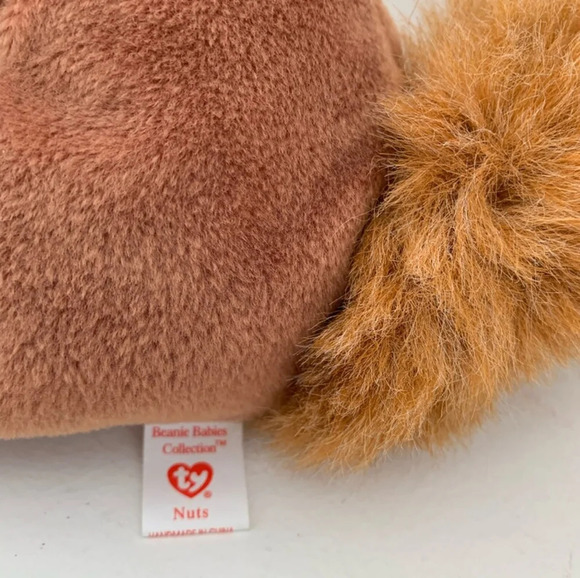 Nuts the Squirrel Beanie Baby - Original - Picture 8 of 8